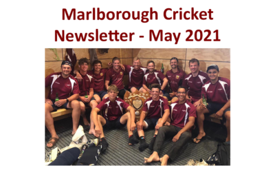 Marlborough Cricket News – May 2021