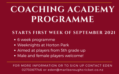 Coaching Academy Programme