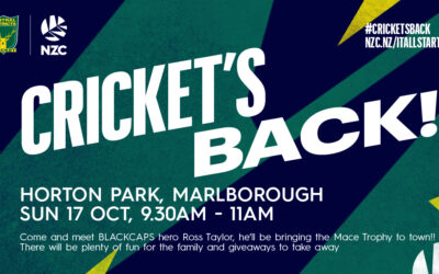 Cricket’s Back! – Sunday 17 October 2021