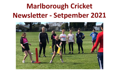 Marlborough Cricket News – September 2021